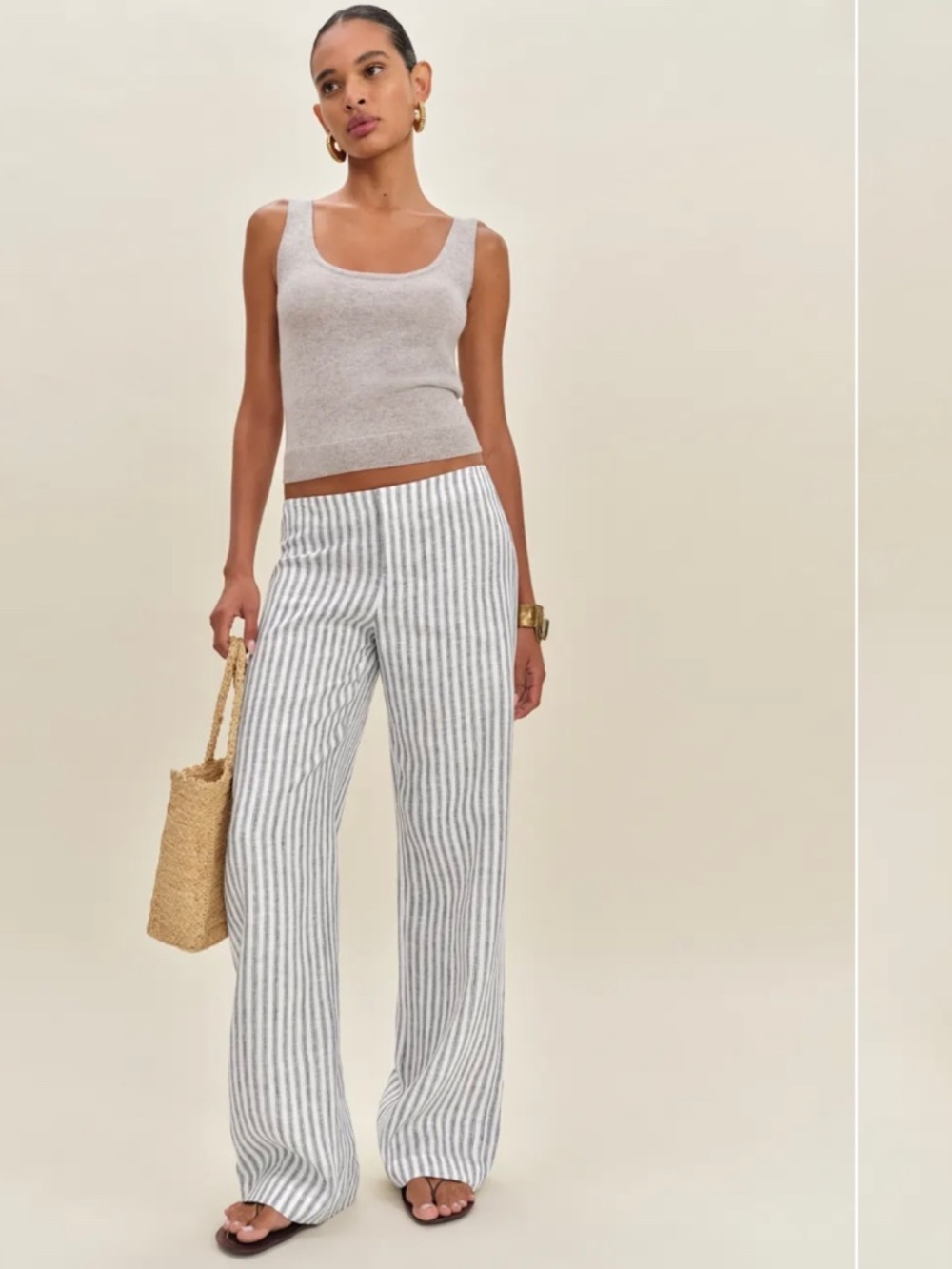 Reformation Vida Linen Pants - Size 6